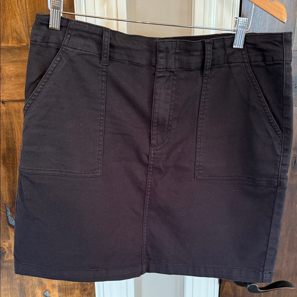 NWOT Kut from the Kloth Charcoal Denim Skirt 12